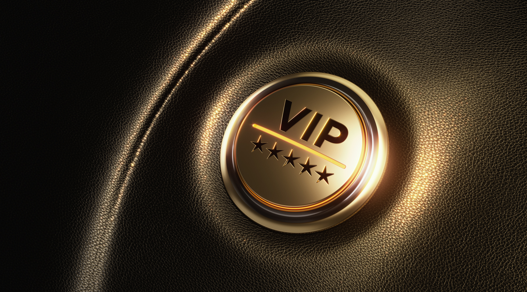 Car Start Button On Dashboard - VIP And First Class Concept